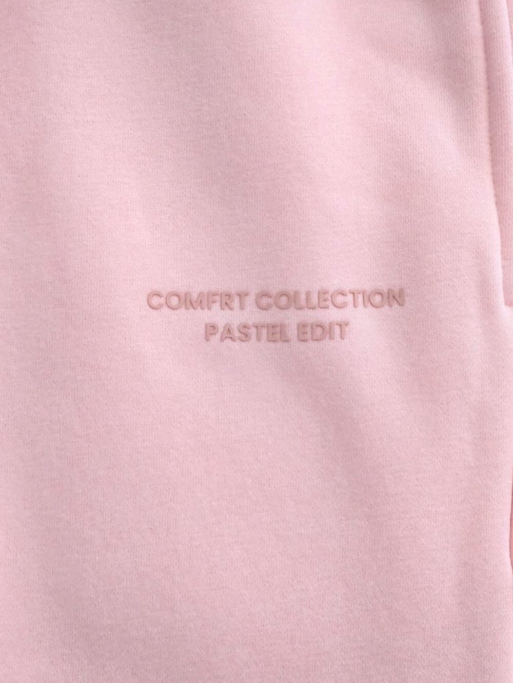SOLD---Comfrt Pastel Sweatpants in Bubblegum Pink Oversized Unisex Size XS NWT - Picture 5 of 10